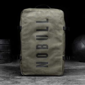 NOBULL Waxed Canvas Duffle backpack Green